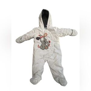 BabiesRUs Cream and Brown Baby Apparel